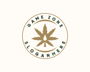 Marijuana Plant Extract Badge logo