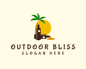 Summer Beer Drink logo design