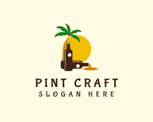 Summer Beer Drink logo design