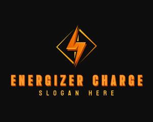 Electric Charge Thunder logo design