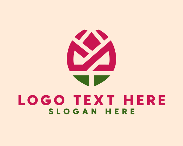 Blooming logo example 2