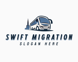 Transport Shuttle Bus Logo