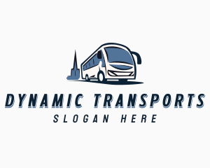 Transport Shuttle Bus logo design