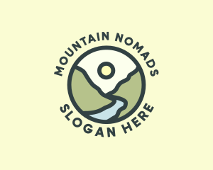 Mountain Nature Spring logo design