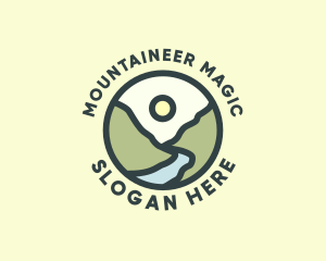 Mountain Nature Spring logo design