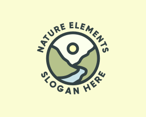 Mountain Nature Spring logo design