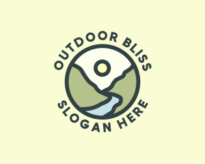 Mountain Nature Spring logo design