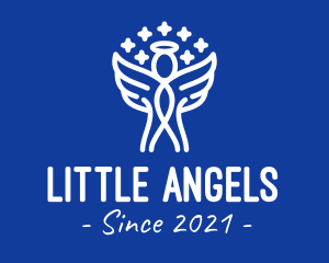 Minimalist Holy Angel logo