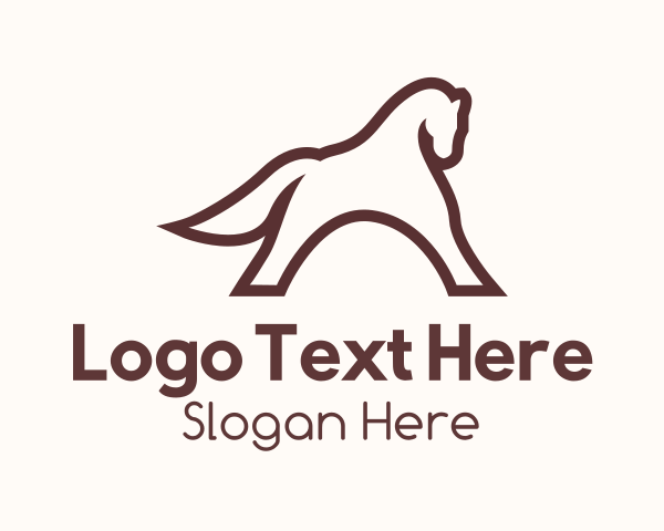 Horse Farm logo example 1