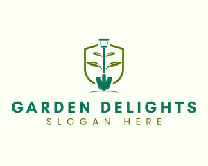 Shovel Garden Landscaping logo design