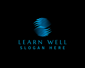 Water Wellness Wave logo design