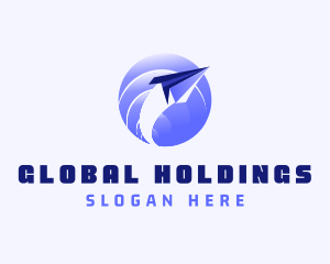 Global Plane Travel logo design