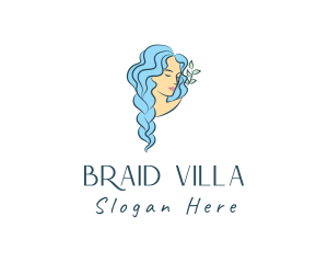 Blue Hair Beauty Salon logo