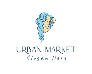 Blue Hair Beauty Salon logo