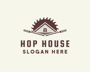 House Construction Tools logo design