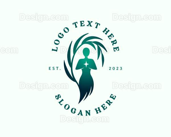 Woman Beauty Nature Logo