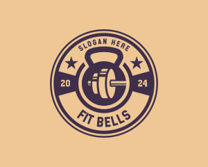 Fitness Weights Gym logo design