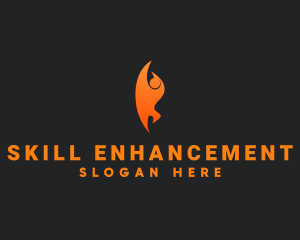 Flame Yoga Instructor  logo