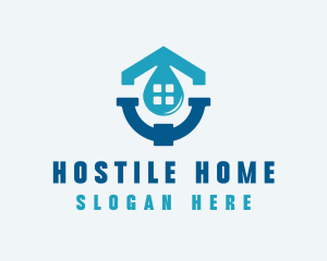 Droplet Home Plumbing logo design