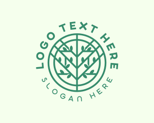 Tree Gardening Leaf logo