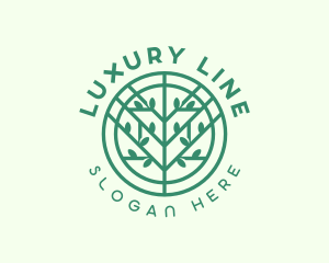 Tree Gardening Leaf Logo