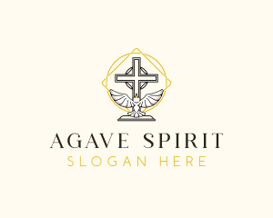 Holy Spirit Cross logo design