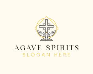 Holy Spirit Cross logo design