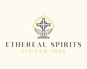 Holy Spirit Cross logo design