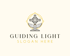 Holy Spirit Cross logo design