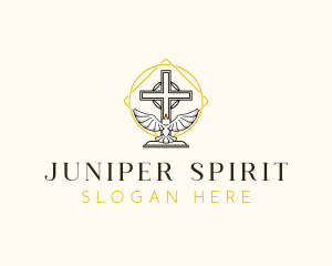 Holy Spirit Cross logo design