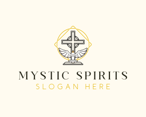 Holy Spirit Cross logo design