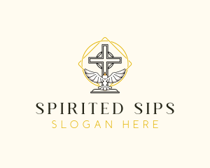 Holy Spirit Cross logo design