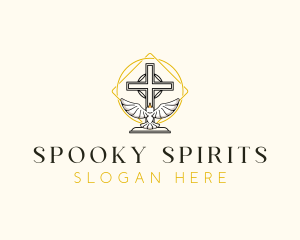 Holy Spirit Cross logo design