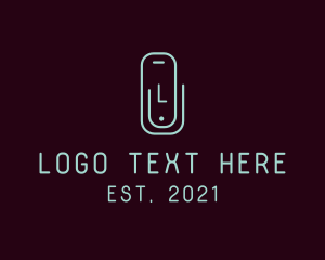 Office - Paper Office Clip logo design