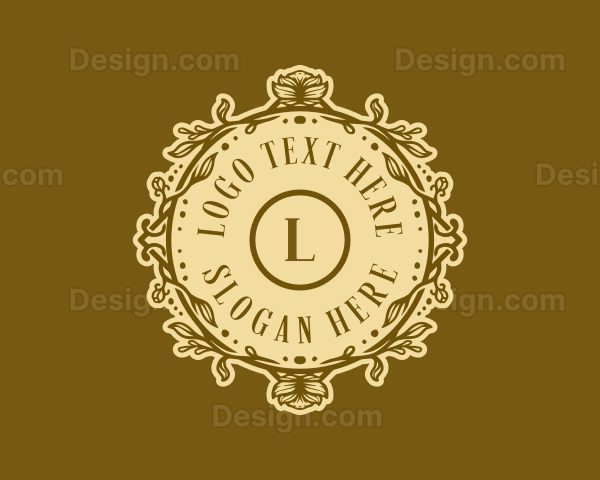 Elegant Floral Boutique Logo