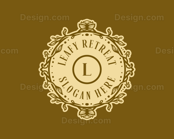 Elegant Floral Boutique Logo