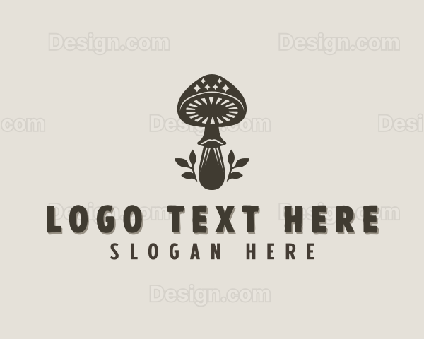 Holistic Mushroom Plant Logo