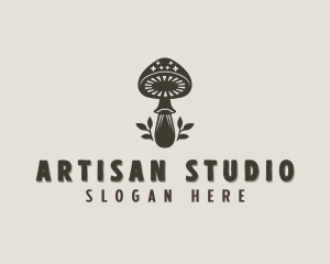 Holistic Mushroom Plant logo design