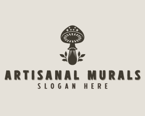 Holistic Mushroom Plant logo design