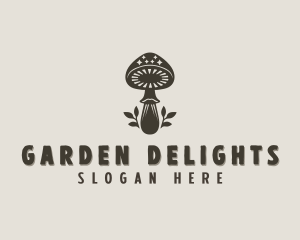 Holistic Mushroom Plant logo design