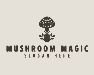 Holistic Mushroom Plant logo design