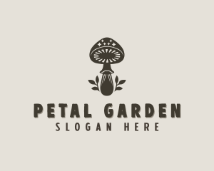 Holistic Mushroom Plant logo design