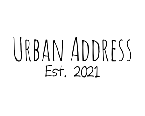 Urban Minimalist Doodle logo design