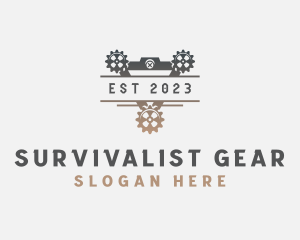 Industrial Mechanic Gear logo design