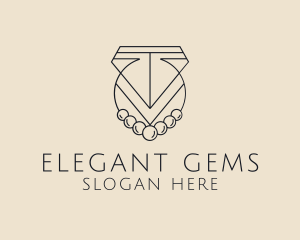 Diamond Jewelry Accessory logo design