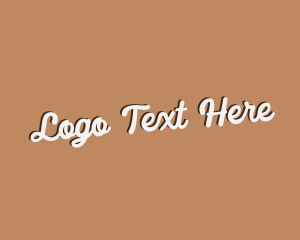 Simple Retro Business logo