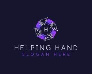 Support Hands Foundation logo design