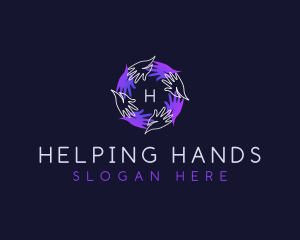 Support Hands Foundation logo design