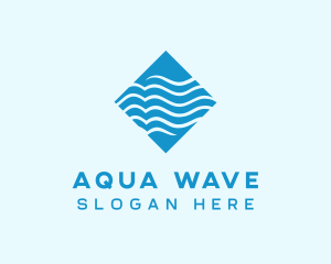 Water Supply Waves logo design