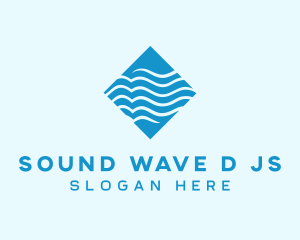 Water Supply Waves logo design